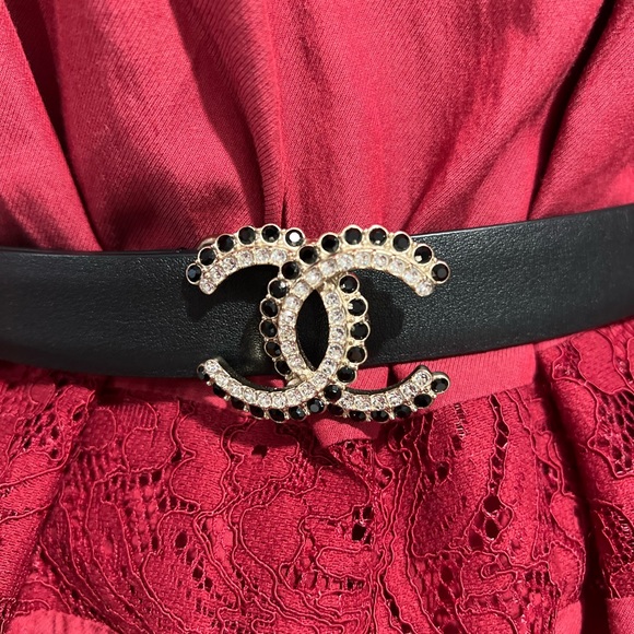 CHANEL CC Logo Luxurious leather belt ⭐️⭐️⭐️size 80 - Picture 13 of 17